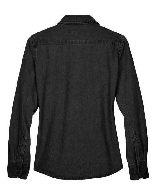 Harriton M550W Women's Denim Shirt