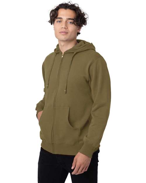 econscious EC5650 Unisex Heritage Full-Zip Hooded Sweatshirt
