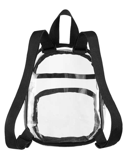 BAGedge BE268 Clear PVC Mini Backpack