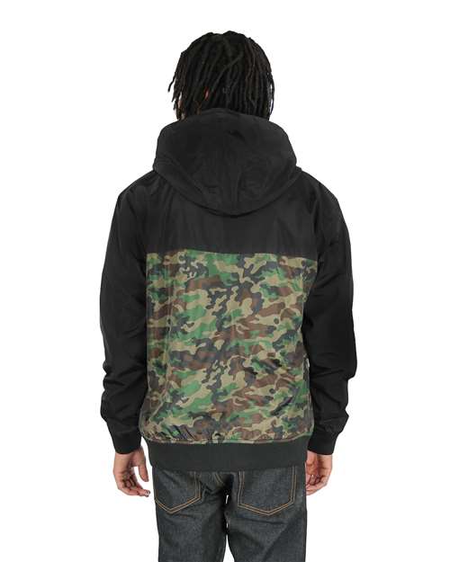 Shaka Wear SHWBJ Unisex Windbreaker Jacket