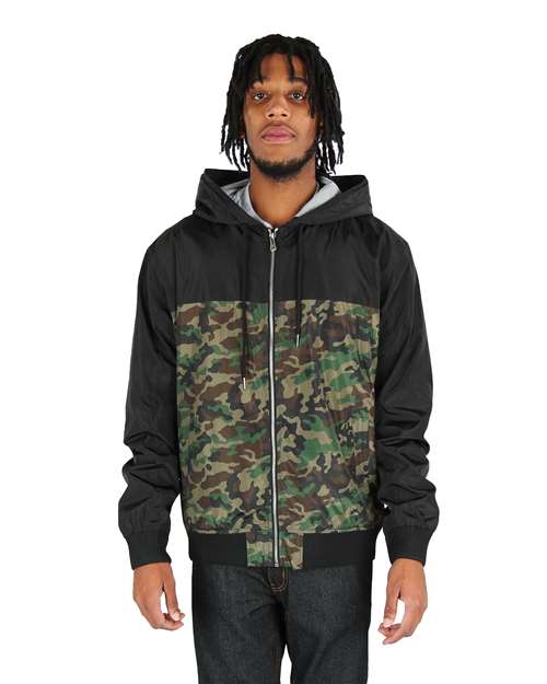 Shaka Wear SHWBJ Unisex Windbreaker Jacket