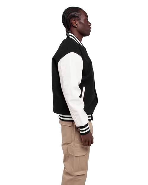 Shaka Wear SHLLJ Unisex Letterman Jacket