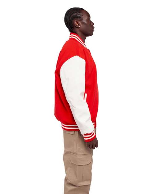 Shaka Wear SHLLJ Unisex Letterman Jacket