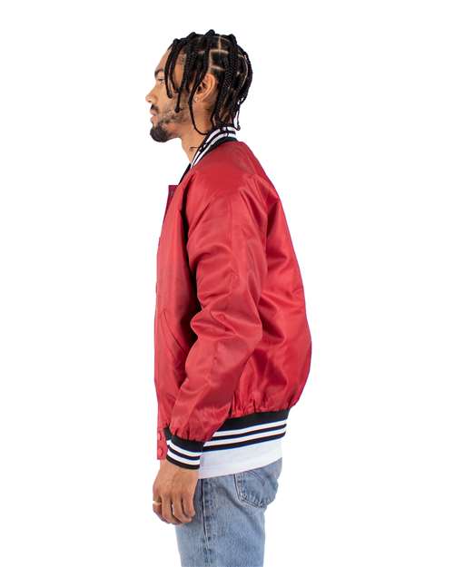 Shaka Wear SHVBJ Unisex Varsity Bomber Jacket