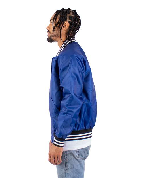 Shaka Wear SHVBJ Unisex Varsity Bomber Jacket