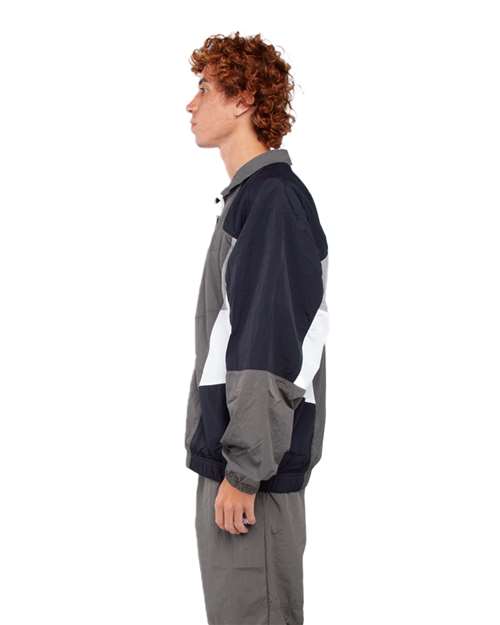 Shaka Wear SHNTJ Unisex Nylon Track Jacket