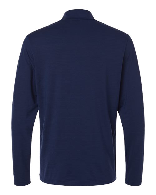 Adidas A708 Men's Textured Stripe Quarter-Zip Pullover