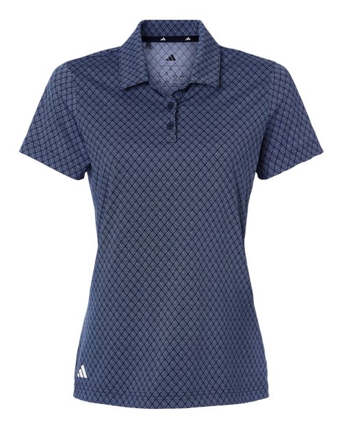 Adidas A717 Women's 4-Way Stretch Printed Polo