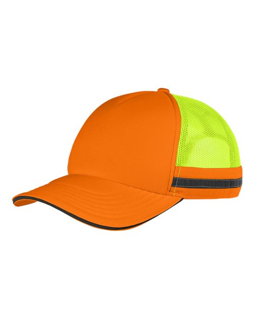 Big Accessories BA661 Safety Trucker Cap
