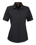 Harriton M580W Women's Key West Short Sleeve Performance Staff Shirt