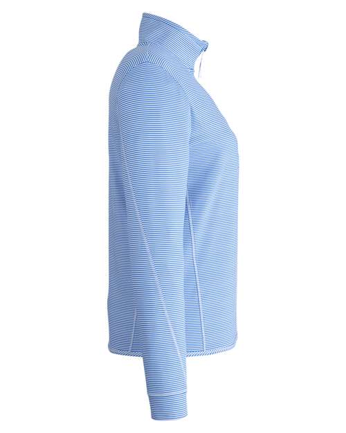 vineyard vines K002521 Women's Microstripe Sankaty Half-Zip Pullover