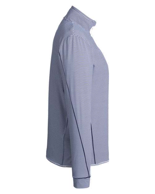 vineyard vines K002521 Women's Microstripe Sankaty Half-Zip Pullover
