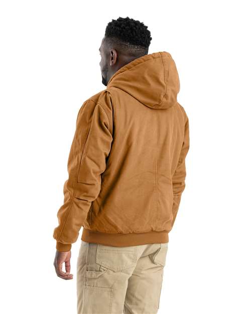 Berne Apparel HJ375T Men's Tall Heartland Washed Cotton Duck Hooded Jacket