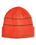 Big Accessories BA535 Reflective Cuffed Beanie