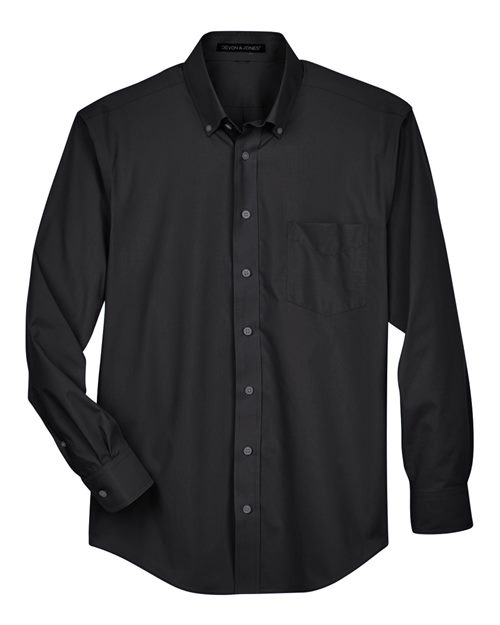 Devon & Jones D620 Men's Crown Collection® Broadcloth Woven Dress Shirt