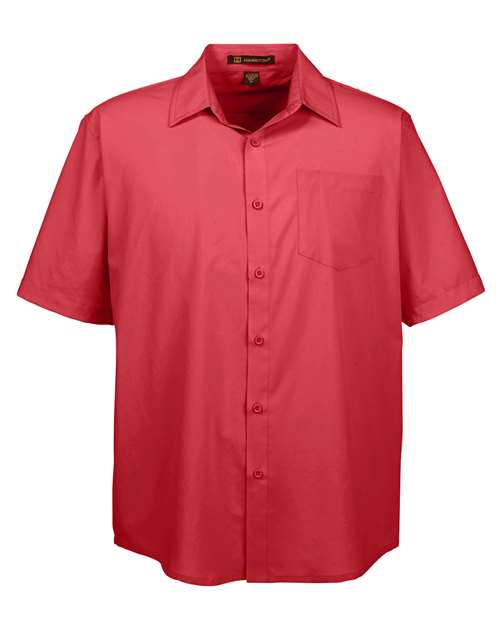 Harriton M610S Men's Paradise Short Sleeve Performance Shirt