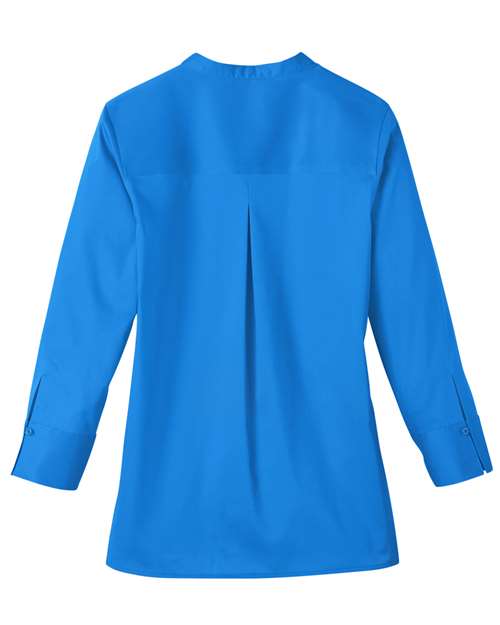 Devon & Jones DG560W Women's Crown Collection® Stretch Broadcloth Three-Quarter Sleeve Blouse