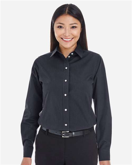 Devon & Jones DG534W Women's Crown Collection® Striped Woven Dress Shirt