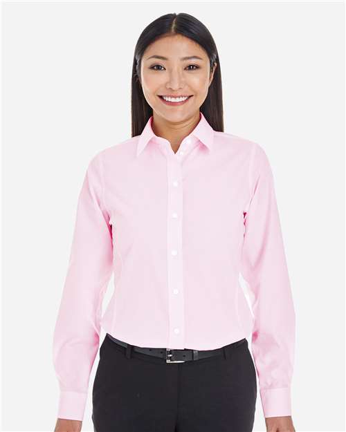 Devon & Jones DG534W Women's Crown Collection® Striped Woven Dress Shirt