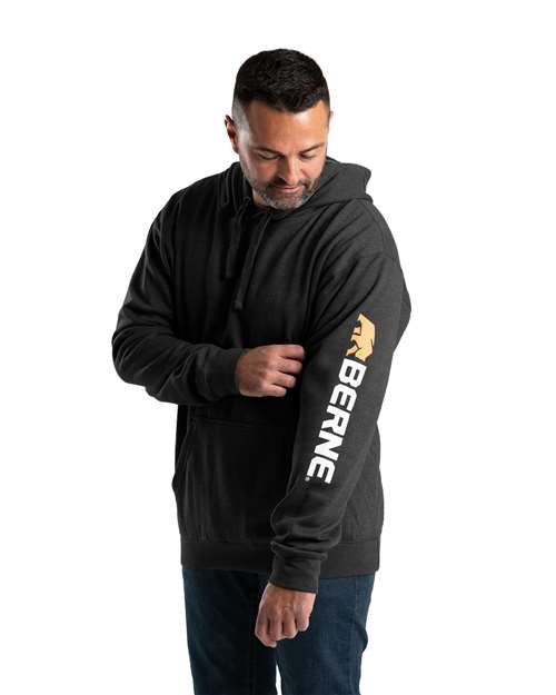 Berne Apparel SP401 Men's Signature Sleeve Hooded Sweatshirt