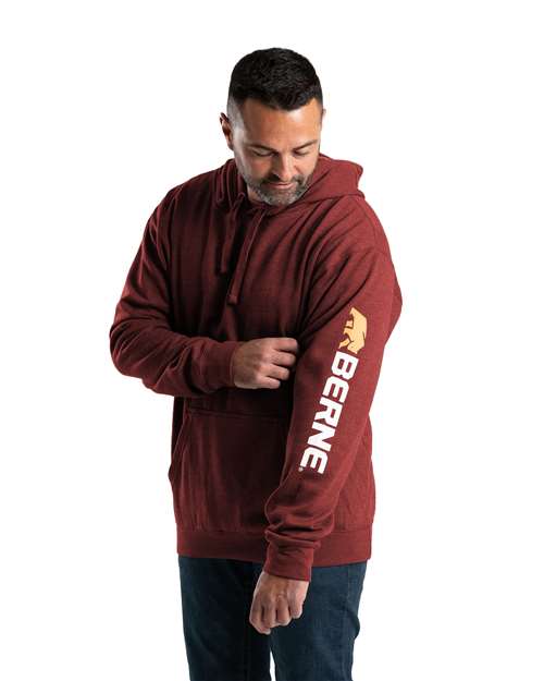 Berne Apparel SP401 Men's Signature Sleeve Hooded Sweatshirt