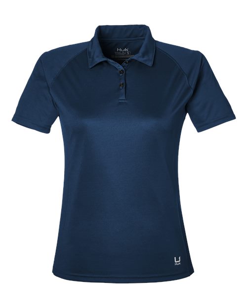 HUK H612L03 Women’s LoPro Solid Performance Polo