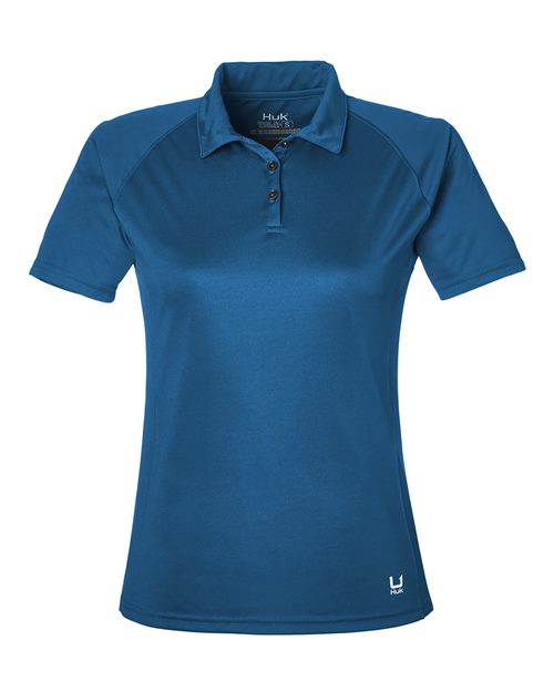 HUK H612L03 Women’s LoPro Solid Performance Polo