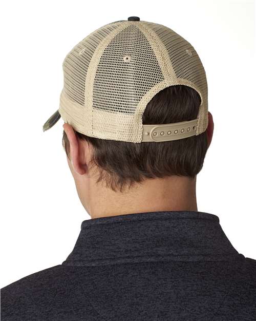 Adams Headwear OL102 Ollie Distressed Trucker Cap