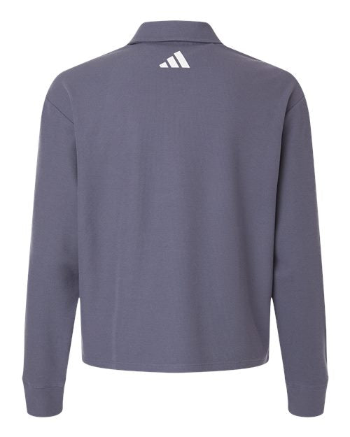 Adidas A1008 Women's Beyond Long Sleeve Loose Polo