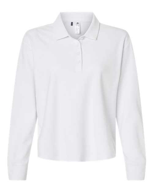 Adidas A1008 Women's Beyond Long Sleeve Loose Polo