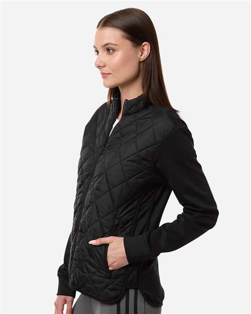 Adidas A1009 Women's Ultimate Quilted Full-Zip Jacket