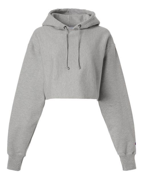 Champion RW01W Women's Reverse Weave® Hooded Cropped Sweatshirt