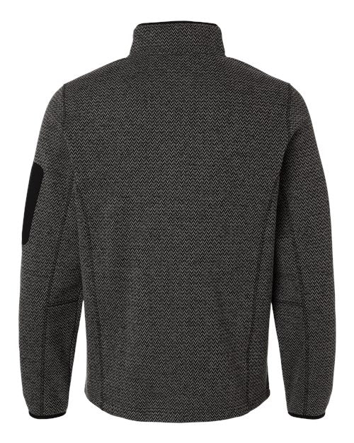 North End NE730 Men's Jasper Jacquard Full-Zip Fleece Jacket