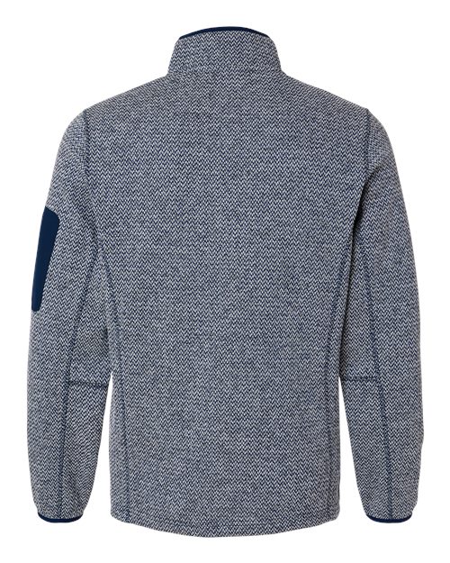 North End NE730 Men's Jasper Jacquard Full-Zip Fleece Jacket