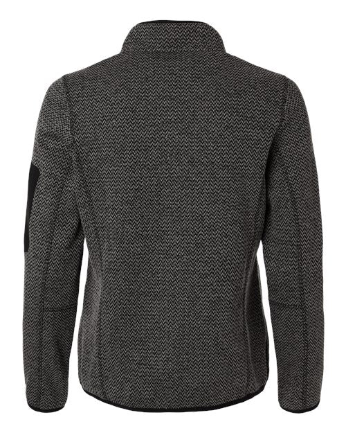 North End NE730W Women's Jasper Jacquard Full-Zip Fleece Jacket