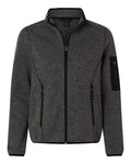 North End NE730W Women's Jasper Jacquard Full-Zip Fleece Jacket