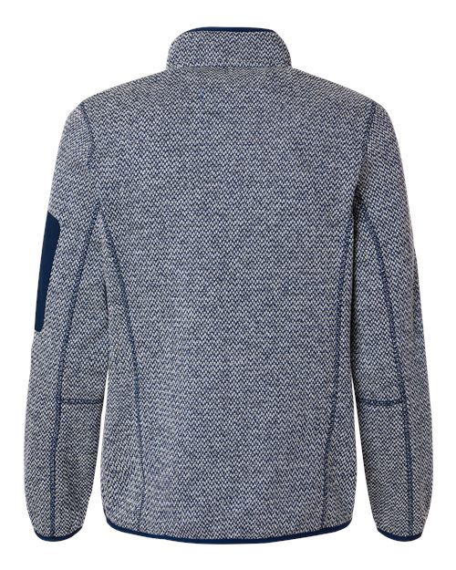 North End NE730W Women's Jasper Jacquard Full-Zip Fleece Jacket