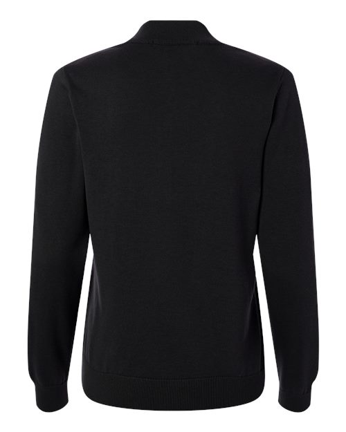 Devon & Jones DG446W Women's New Classics Quarter-Zip Sweater