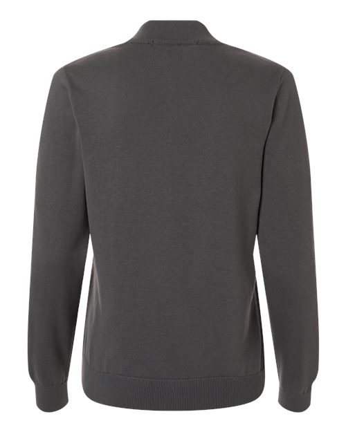 Devon & Jones DG446W Women's New Classics Quarter-Zip Sweater