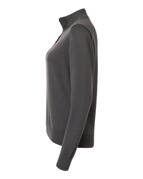 Devon & Jones DG446W Women's New Classics Quarter-Zip Sweater