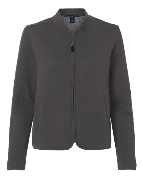 Devon & Jones DG740W Women's Berkeley Textured Full-Zip Jacket