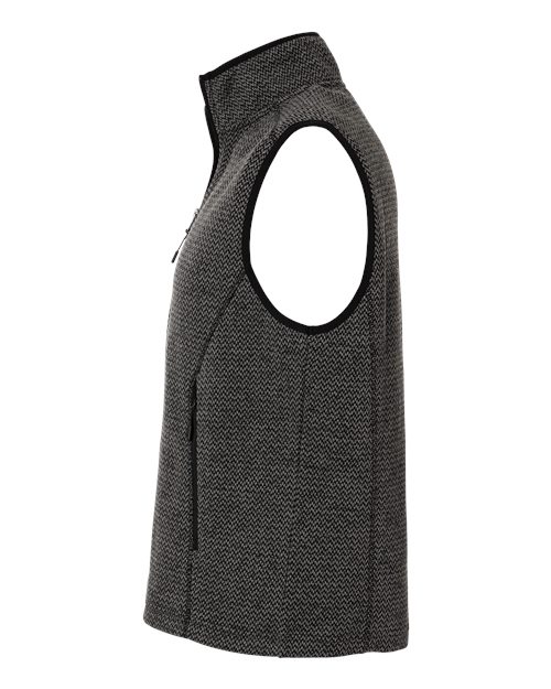 North End NE731 Men's Jasper Jacquard Fleece Vest