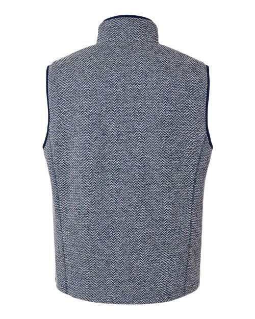 North End NE731 Men's Jasper Jacquard Fleece Vest
