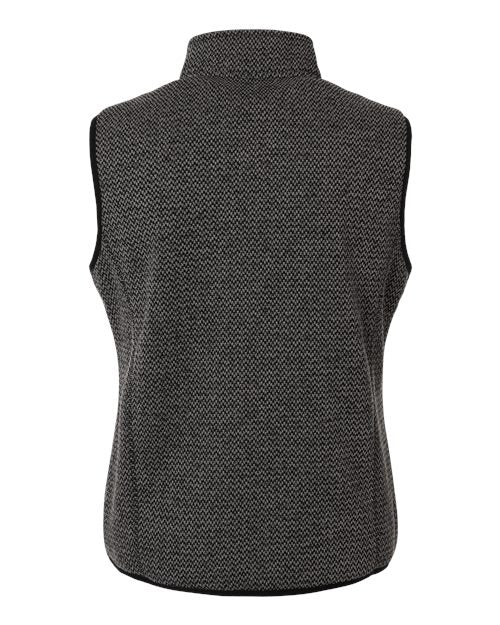 North End NE731W Women's Jasper Jacquard Fleece Vest