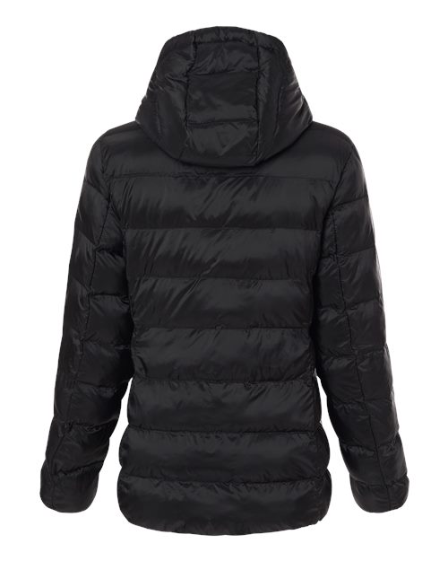 Weatherproof W26715 Women's Lightweight Poly-filled Hooded Puffer Jacket