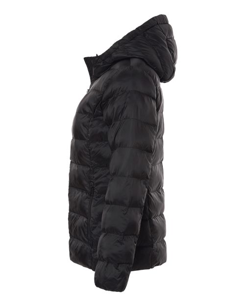 Weatherproof W26715 Women's Lightweight Poly-filled Hooded Puffer Jacket