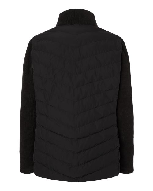 Weatherproof W26719 Women's Mixed Media Chevron Jacket