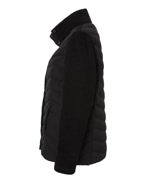 Weatherproof W26719 Women's Mixed Media Chevron Jacket
