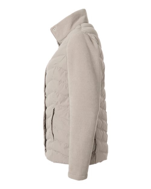 Weatherproof W26719 Women's Mixed Media Chevron Jacket