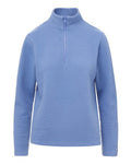 MV Sport W25145 Women's Zelda Zig Zag Quarter-Zip Pullover